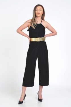 Curea aurie din piele naturala cu catarama metalica aurie 6cm