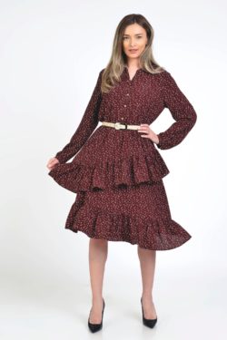 Curea bej din piele sintetica cu catarama metalica argintie 2cm