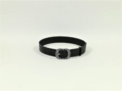 Curea piele sintetica neagra Symbol