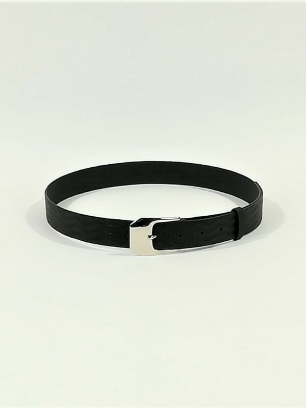 Curea eleganta piele sintetica neagra Basic