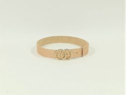 Curea piele sintetica pink gold Pensiero