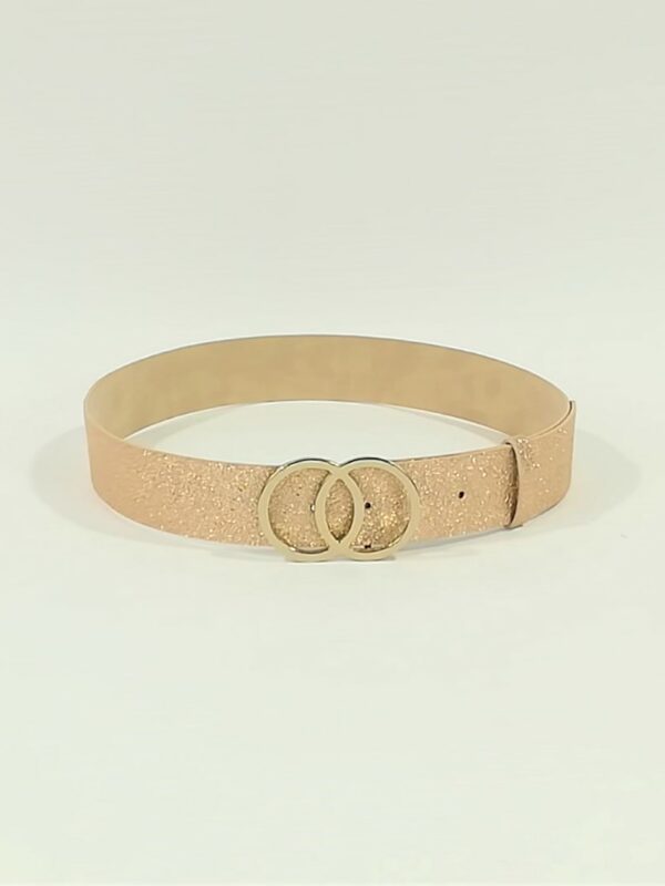 Curea piele sintetica pink gold Pensiero