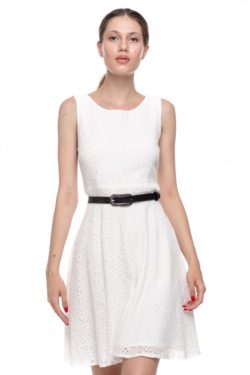 Curea piele naturala neagra cu catarame metalica ovala 2 cm