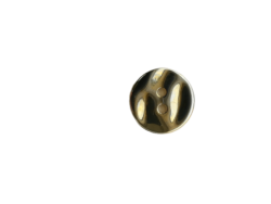 Set 40 nasturi din nylon cu doua gauri aurii imitatie scoica Mabo L.28 1.8 cm