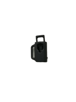 Set 30 opritori din nylon cu prindere laterala negri Mabo diametrul trecere 0.5 cm