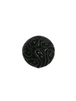 Set 50 nasturi nylon cu picior negri Mabo 2.8 cm