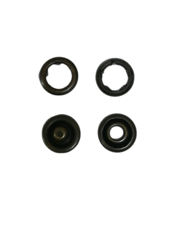 Set 50 capse metalice din 4 parti cu gheare auriu invechit Mabo 1.1 cm