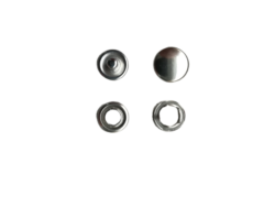 Set 50 capse metalice din 4 parti cu gheare de prindere si top inchis Mabo 1.1 cm