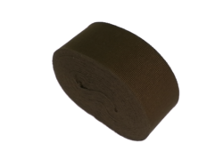 Rola 10 metri banda textila maro bumbac/vascoza Mabo latime 4 cm