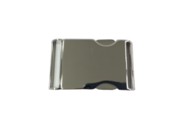 Set 2 catarame metalice tip trident in finisaj nichel lux Mabo 3 cm