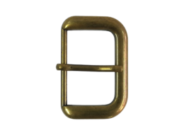 Set de 4 catarame metalice cu ac auriu invechit Mabo 4 cm