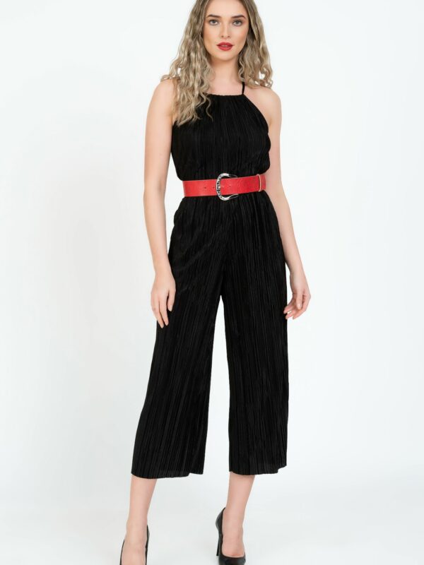 Curea piele naturala rosie print sarpe Eva
