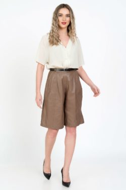 Curea piele naturala neagra Simonetta