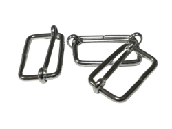 Set 20 catarame metalice pentru reglaj argintii Mabotex 2.5cm