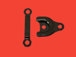 Set 10 inchideri metalice gun metal Mabotex 2cm