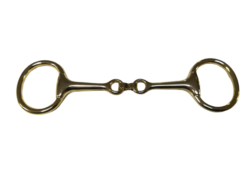 Set 2 ornamente metalice aurii Mabotex 14cm