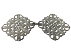 Inchidere metalica din doua parti argintiu mat Mabotex 3.6cm