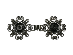 Set inchidere metalica doua parti gun metal-email Mabotex