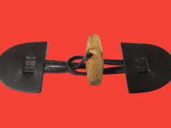 Set 4 inchideri tip brandenburg maro Mabotex 4cm