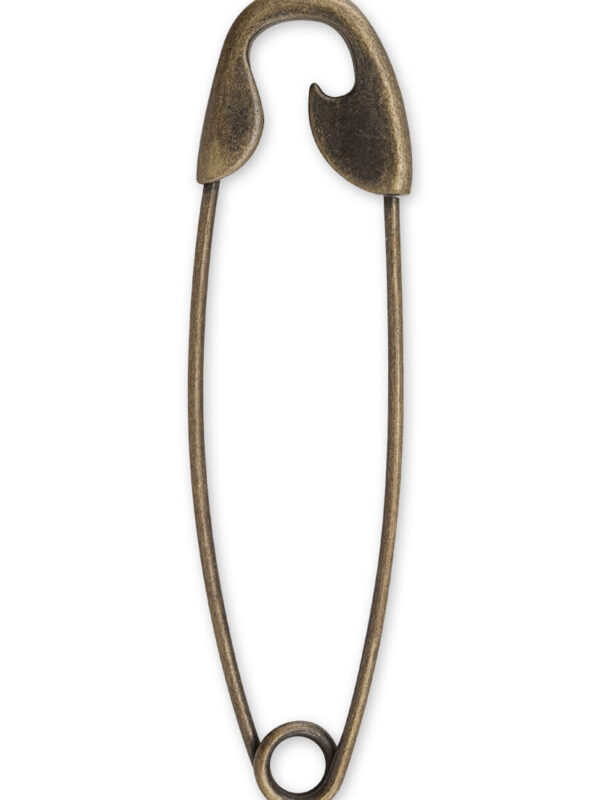 Set 6 ace de siguranta supradimensionate antic gold Mabotex 9.9 cm