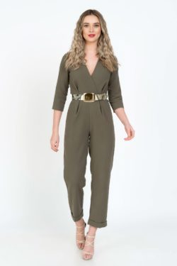 Curea piele naturala camuflaj Wish