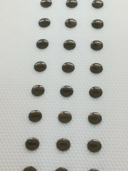 Set aplicatii metalice termoadezive antic brass Mabotex 0.5cm