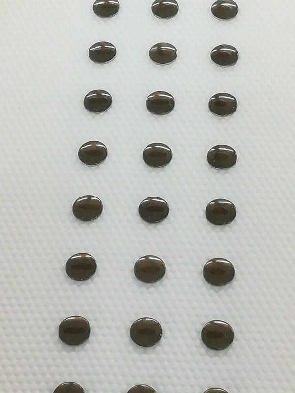 Set aplicatii metalice termoadezive antic brass Mabotex 0.5cm