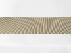 Rola 25 metri banda poliester 100% gros grain fina bej 2.5cm
