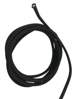 Rola 50 metri elastic tubular negru 0.5cm Mabotex