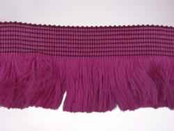 Rola 10 metri banda cu franjuri poliester cyclam 3.5cm Mabotex