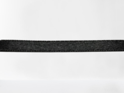 Rola 50 metri banda satinata 100%poliester neagra 0.6cm