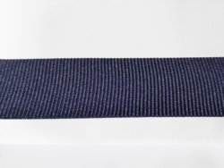 Rola 25 metri banda poliester 100 % gros grain fina bleumarin 2 cm