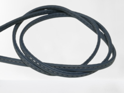 Rola 20 metri piping din piele sintetica albastra ,0.5cm