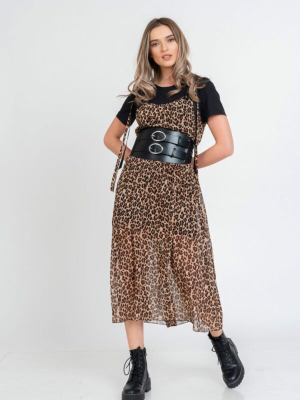 Brau dama piele naturala neagra Attitude