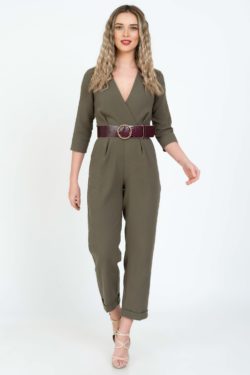 Curea dama din piele naturala bordo Claudia