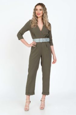 Curea piele naturala gri mat Christine