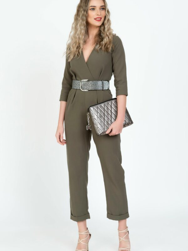 Miss M plic dama piele sintetica gun metal