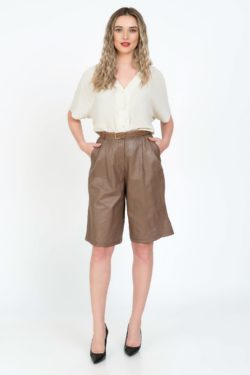 Curea piele naturala camel Simplicity
