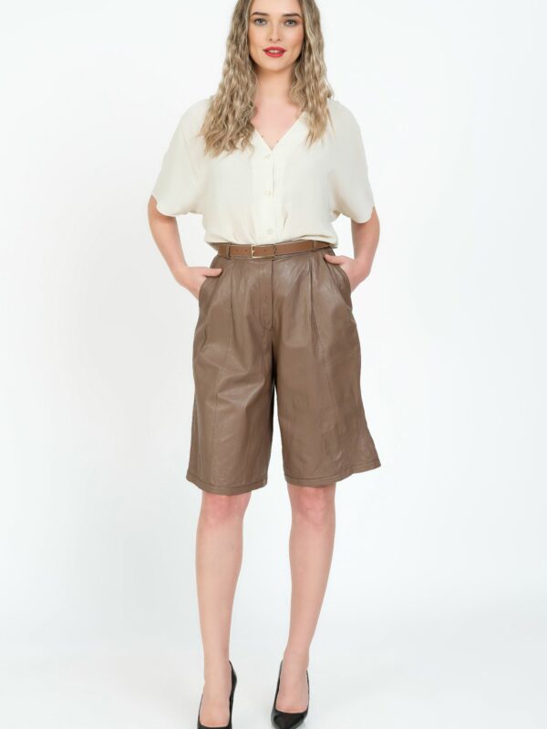 Curea piele naturala camel Simplicity