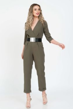 Curea piele naturala neagra print croco Gianna