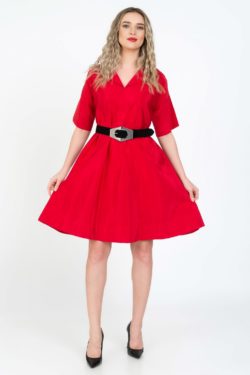 Curea imitatie piele neagra 4cm