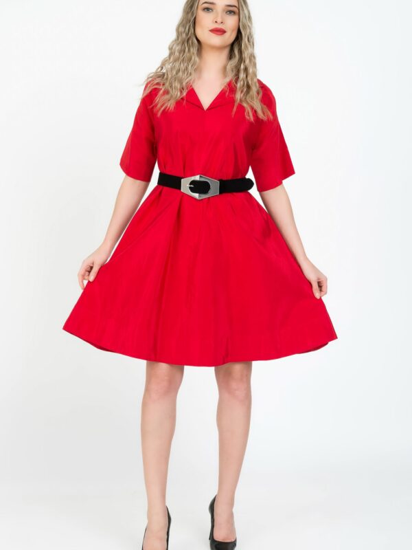 Curea imitatie piele neagra 4cm