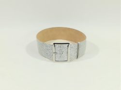 Curea eleganta glitter square argintie Club
