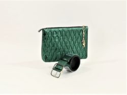 Set cadou Lady M verde metalizat