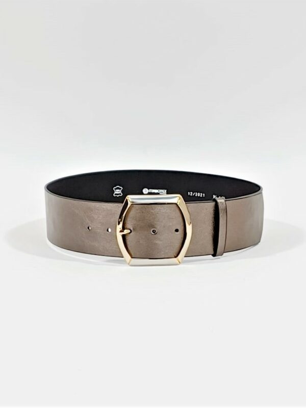 Curea piele bronz 6cm