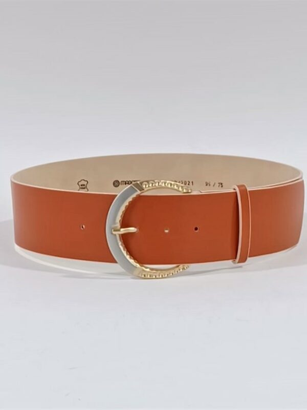 Curea piele camel 6cm