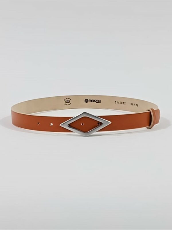Curea piele naturala camel 2.5cm