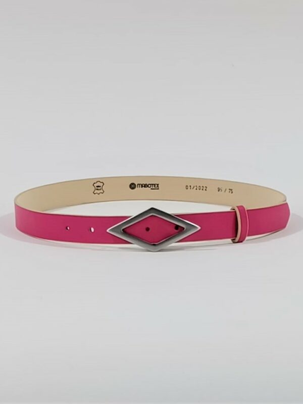 Curea piele naturala ciclam 2.5cm