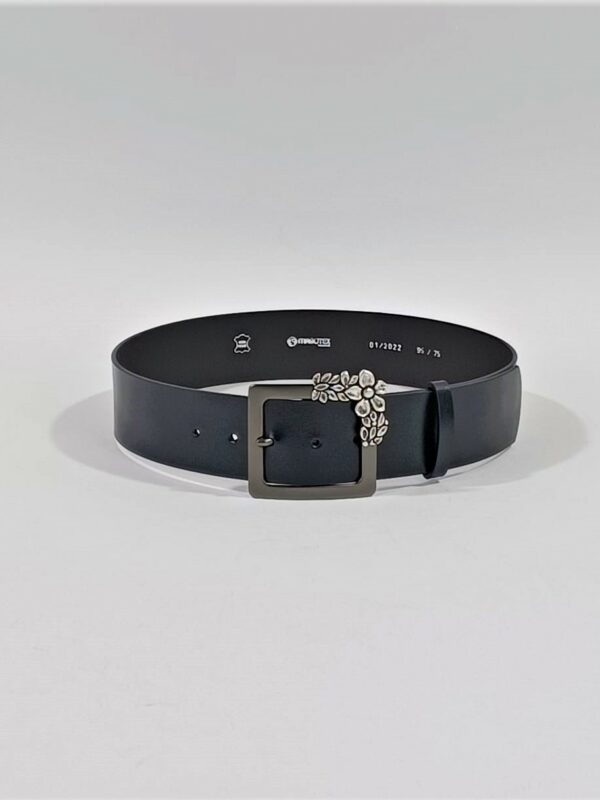 Curea piele neagra 5cm