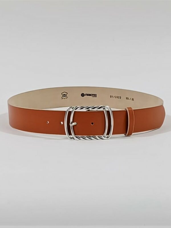 Curea piele naturala camel 4cm